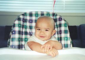 After EJ's first haircut